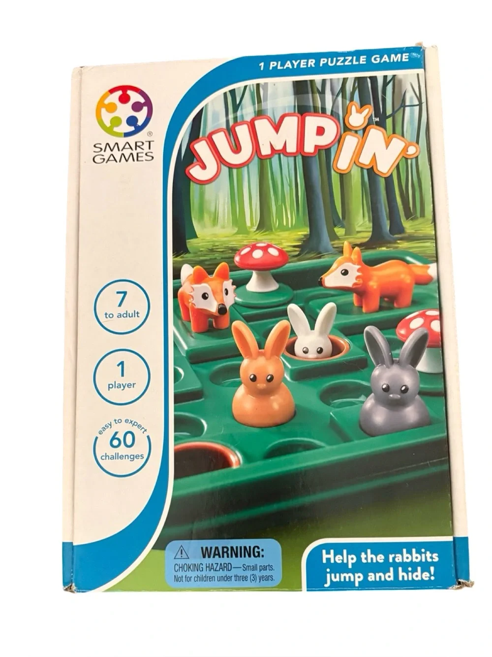 Smart Games Jump in' Logic Puzzle Game 60 Challenges Brain Games 7+